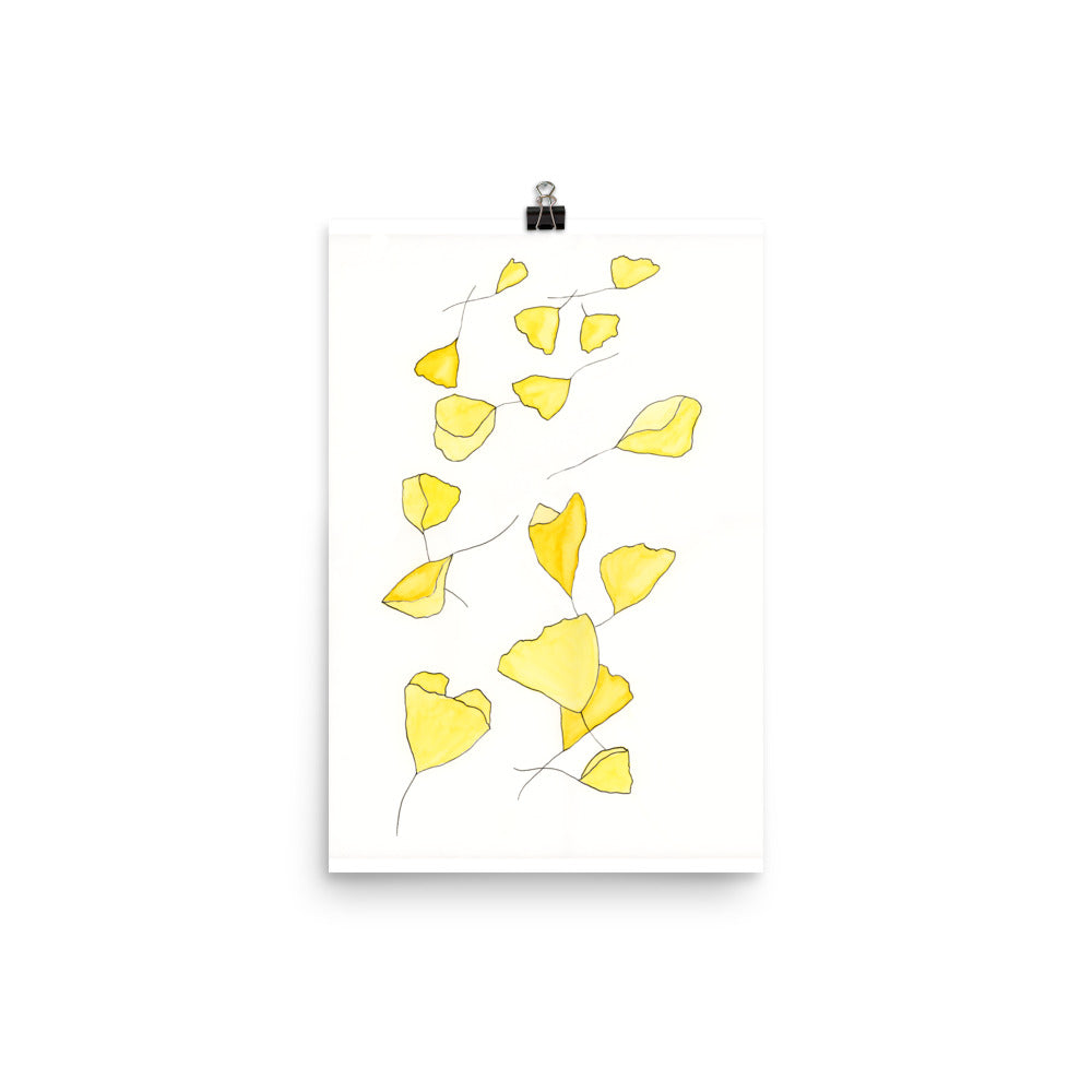 Yellow Flowers Print - sketchboard studio