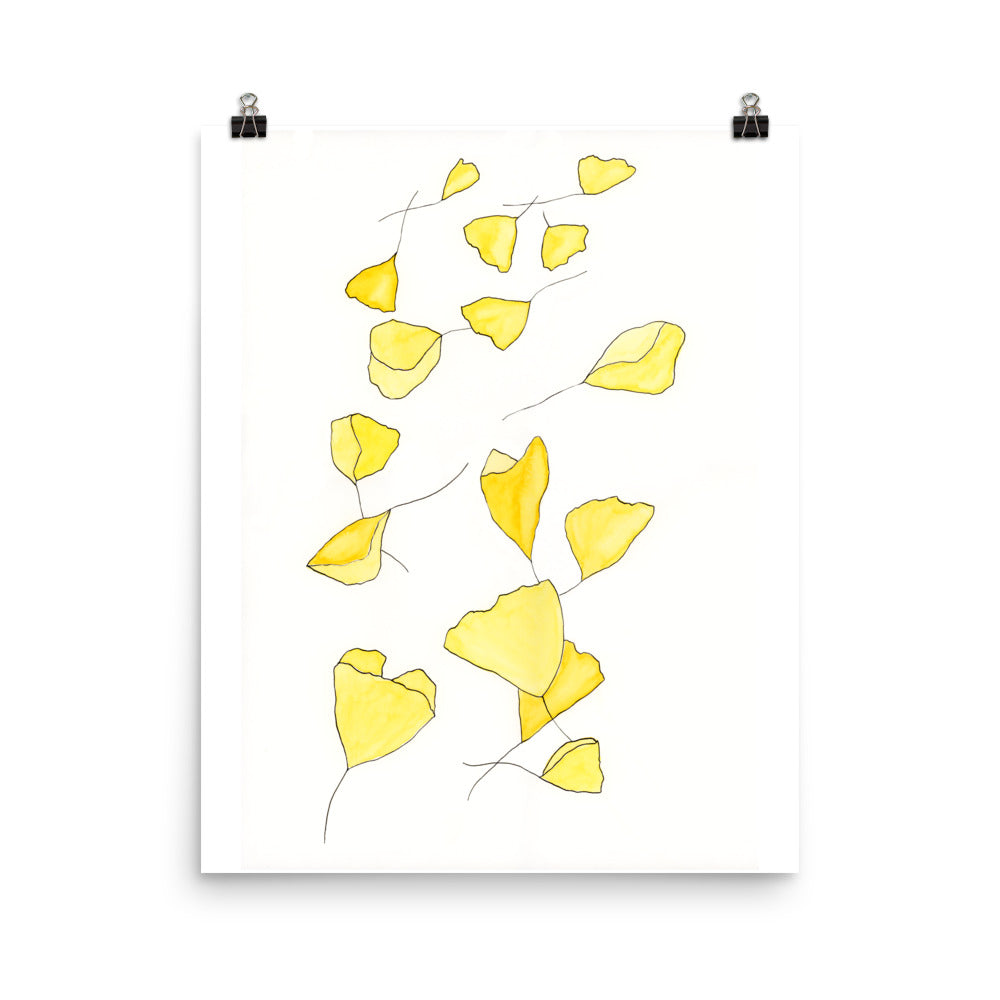 Yellow Flowers Print - sketchboard studio