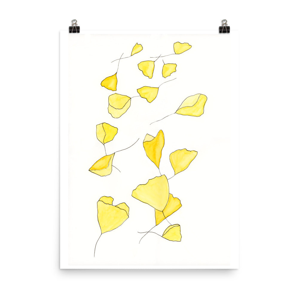 Yellow Flowers Print - sketchboard studio