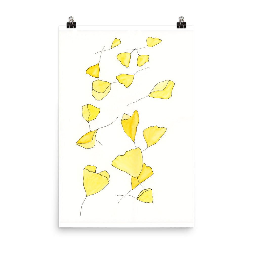 Yellow Flowers Print - sketchboard studio