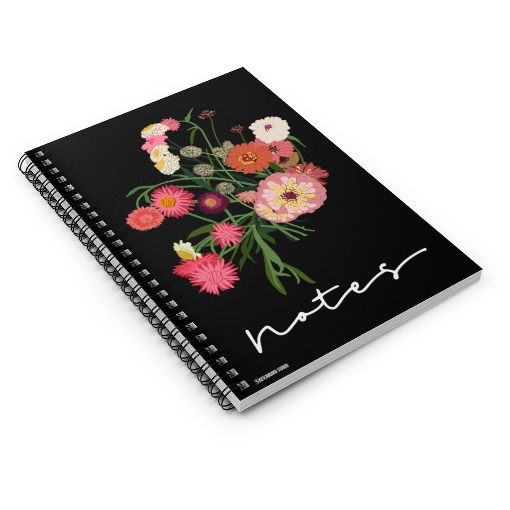 Flower Drama Notebook - sketchboard studio