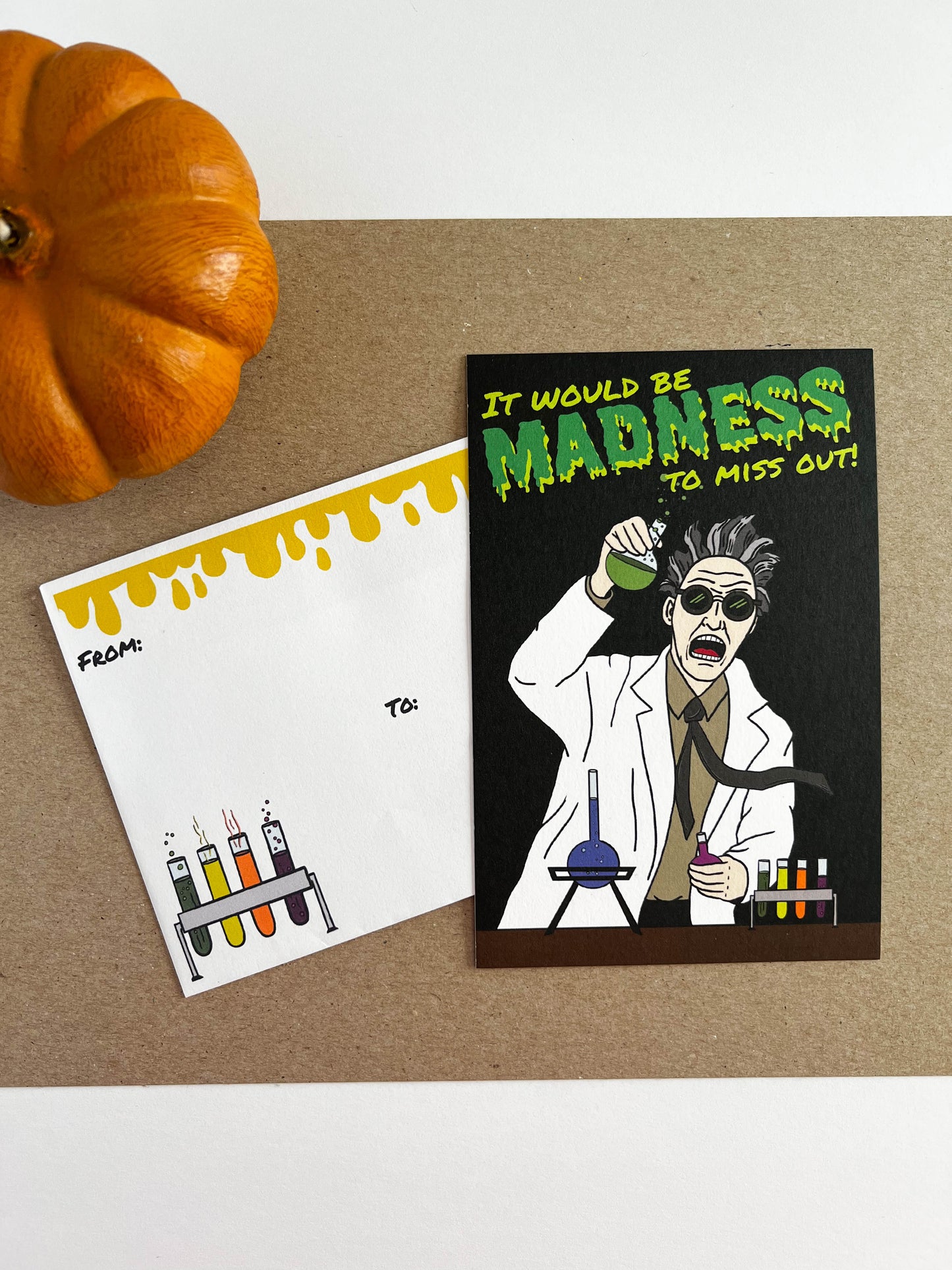 Mad Lab Party Invitations 10-Pack