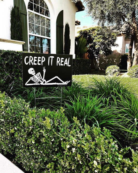 Creep it Real Halloween Yard Art