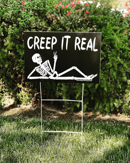 Creep it Real Halloween Yard Art